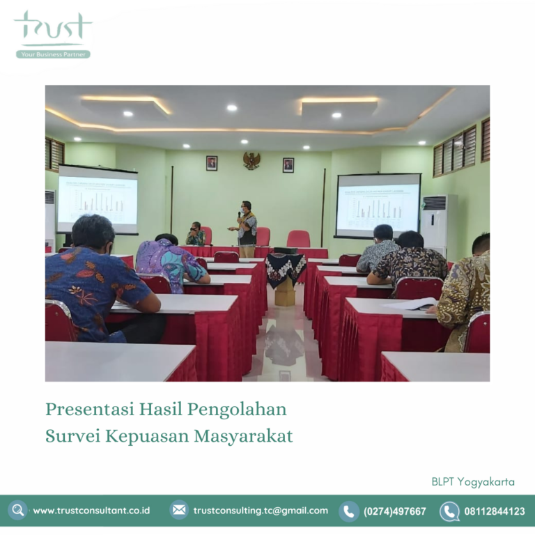 Presentasi Hasil Pengolahan Survei Kepuasan Masyarakat di Balai Latihan Pendidikan Teknik Yogyakarta