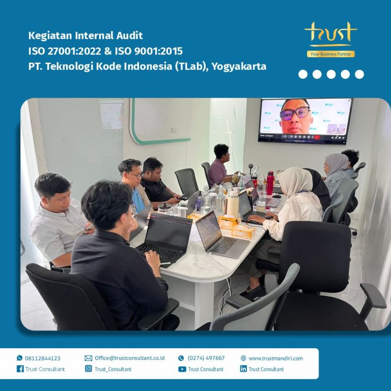 Kegiatan Internal Audit ISO 27001:2022 & ISO 9001:2015 di PT. Teknologi Kode Indonesia (TLab), Yogyakarta sebagai upaya peningkatan keamanan informasi dan mutu layanan secara berkelanjutan
