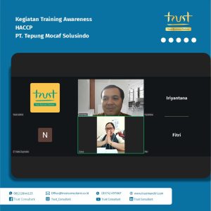 Training HACCP PT Tepung Mocaf Solusindo dengan pendampingan Trust Consultant