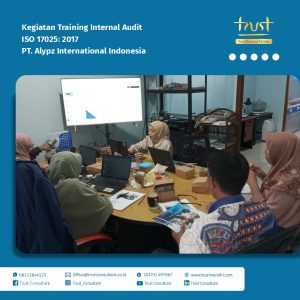 Training Internal Audit pada PT Alypz International Indonesia dengan pendampingan dari Trust Consultant