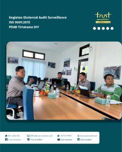 Kegiatan Eksternal Audit Surveillance ISO 9001:2015 pada PDAB Tirtatama DIY