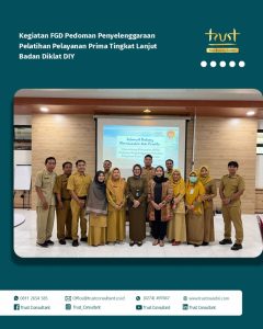 Kegiatan FGD Pedoman Penyelenggaraan Pelatihan Pelayanan Prima Tingkat Lanjut pada Badan Diklat DIY